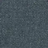 Dark gray woven fabric sample with a heathered texture and rectilinear grid pattern, displaying a white label reading “swan > fabric (f) > f 952.”